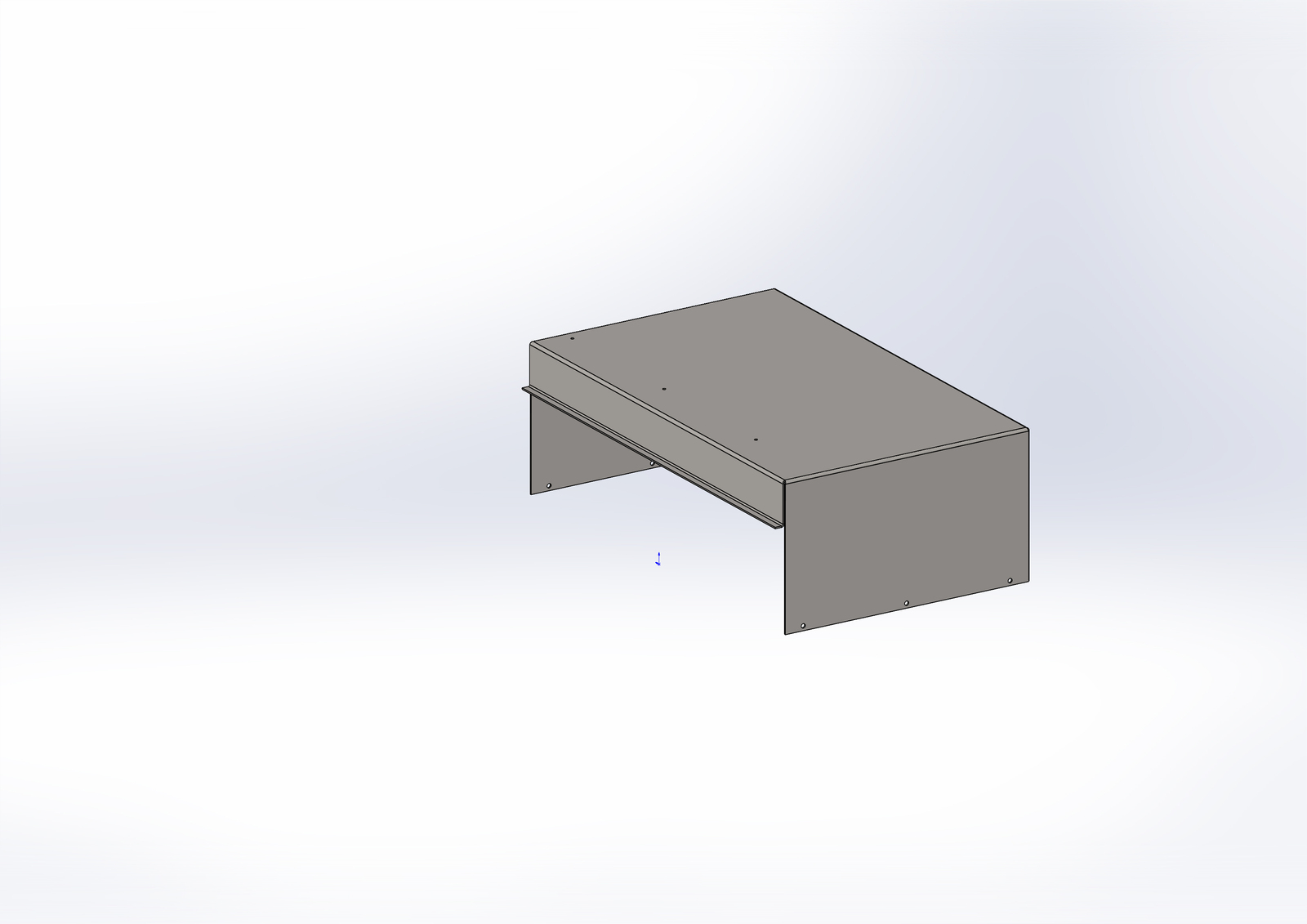 Slide roof plate f/slide house